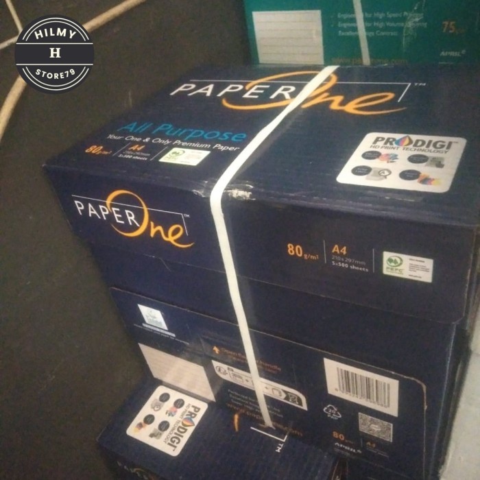 

Produk Terbaru Kertas Hvs A4 80 Gr Paper One 1 Dus Isi 5 Rim Packing Aman