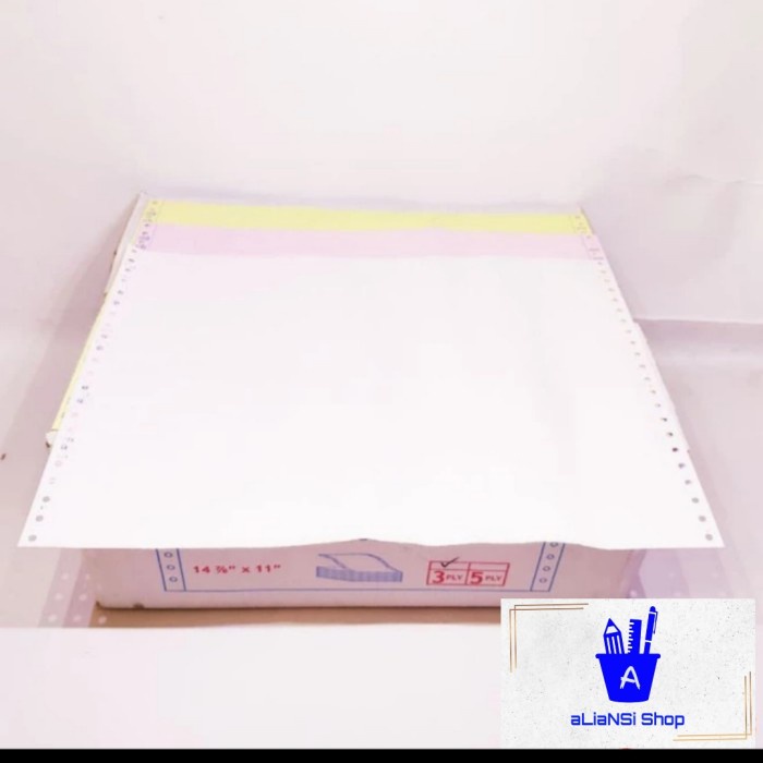 

Ready Stock Continuous Form 14 7/8" X 11" (3 Ply) - Merk Paperpryns Packing Aman