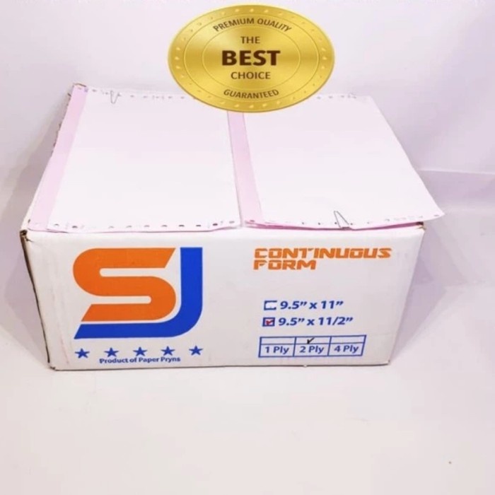 

Terbaru!! Kertas Continuous Form 9.5 X 11/2 2Ply Bagi 2 Cod