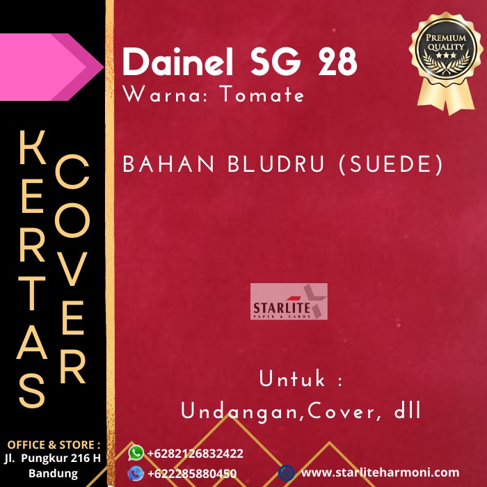 

Produk Terbaru Kertas Cover Bahan Suede Dainel Original Sg 28 Packing Aman