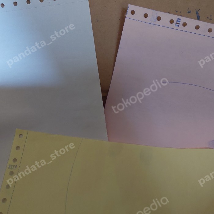 

Terbaru!! Kertas Continuous Form 3 Ply 9,5 X 11/2 Prs Warna Cod