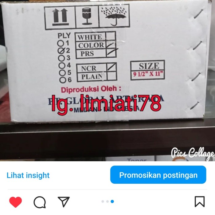 

Viral Kertas Komputer Continuous Form Focus 9 1/2 X 11:2 Rangkap 2 Ply K2/2 Packing Aman