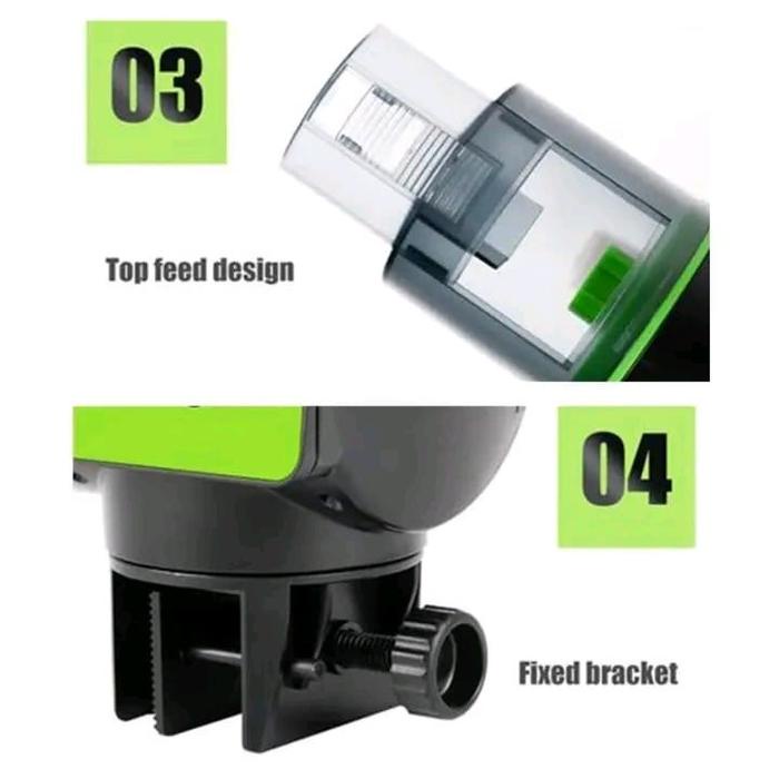 Produk Viral Dispenser Pakan Ikan Otomatis Automatic Feeder Digital Aquarium Pemberi Pakan Ikan