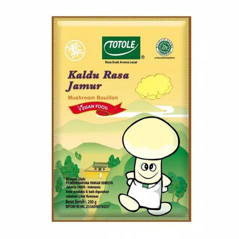 

Kaldu Totole Rasa Jamur Alami 200 gr HALAL