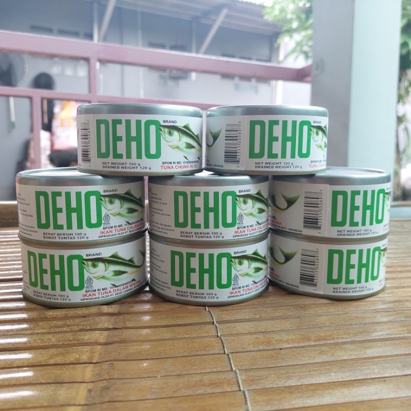 

DEHO Tuna Kaleng 180gr. / Chunk In Oil