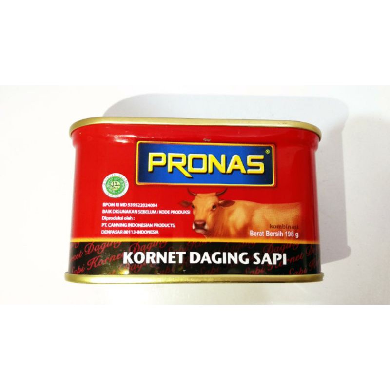 

PRONAS Kornet Daging Sapi 198gr