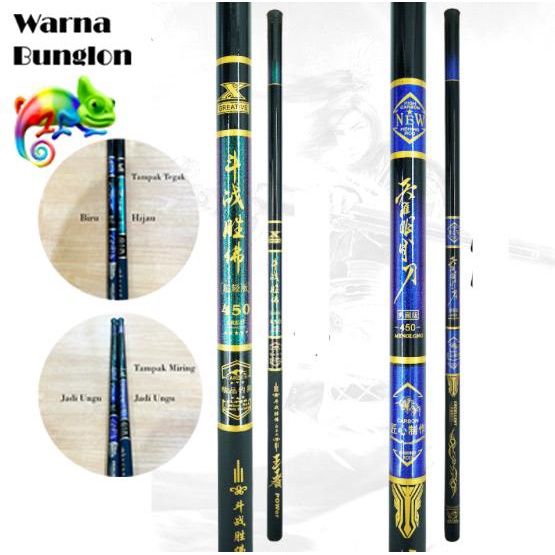 Joran Tegek Liuzi Kagawa Bunglon Berubah Warna Seri New Creative 360 450 540