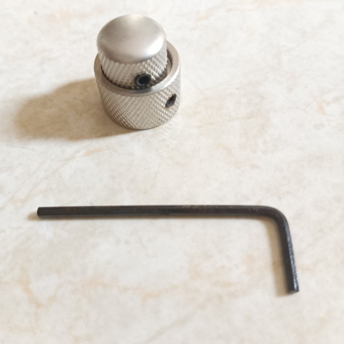 Knob Gitar & Bas Ampli Tumpuk Kunci L Chroom Puteran Potensio Import