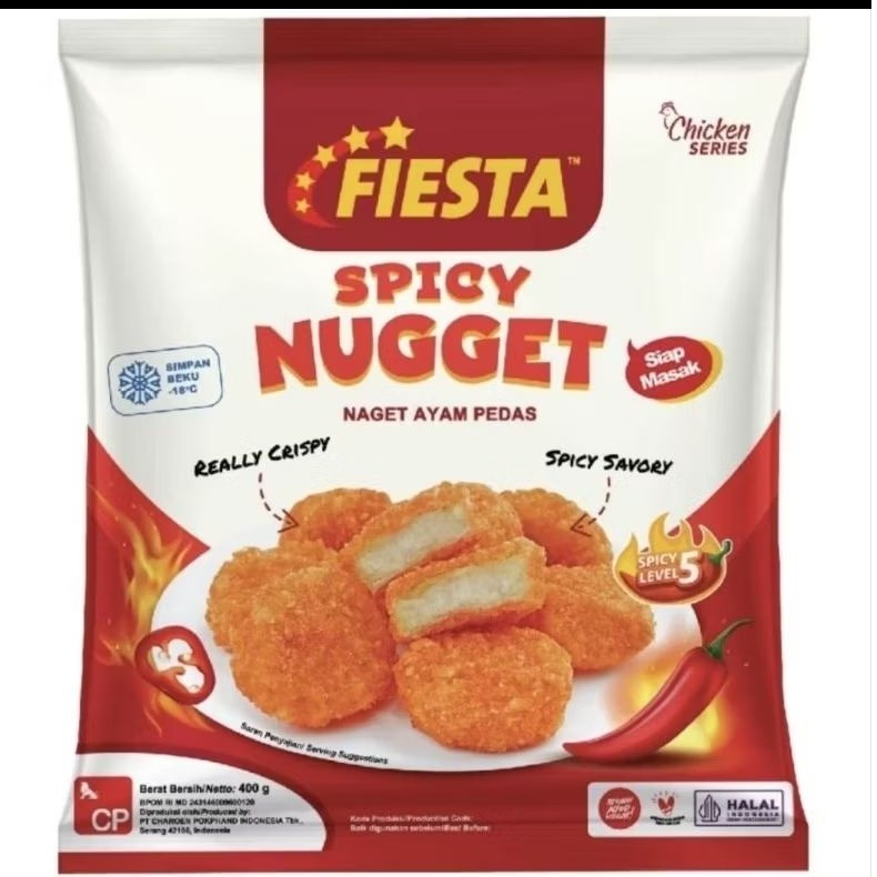 

FIESTA SPICY NUGGET 400gr NEW