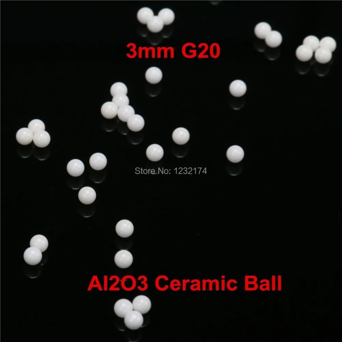 3mm Alumina Oxide Ceramic Ball Al2O3 G20 2000PCS Used for