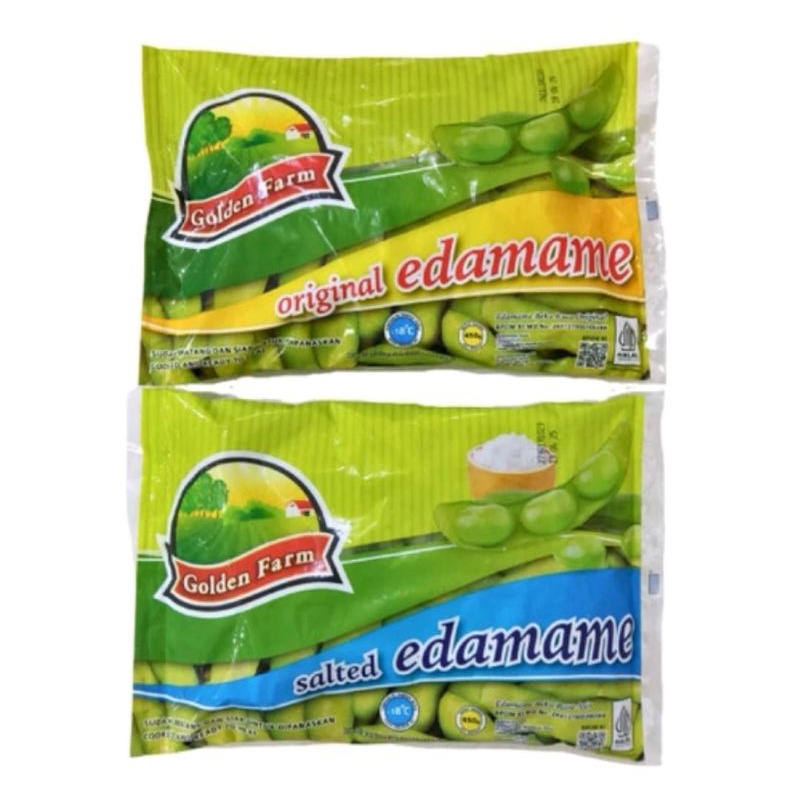 

GOLDEN FARM Edamame 450gr Frozen Vegetable Halal Sehat Premium