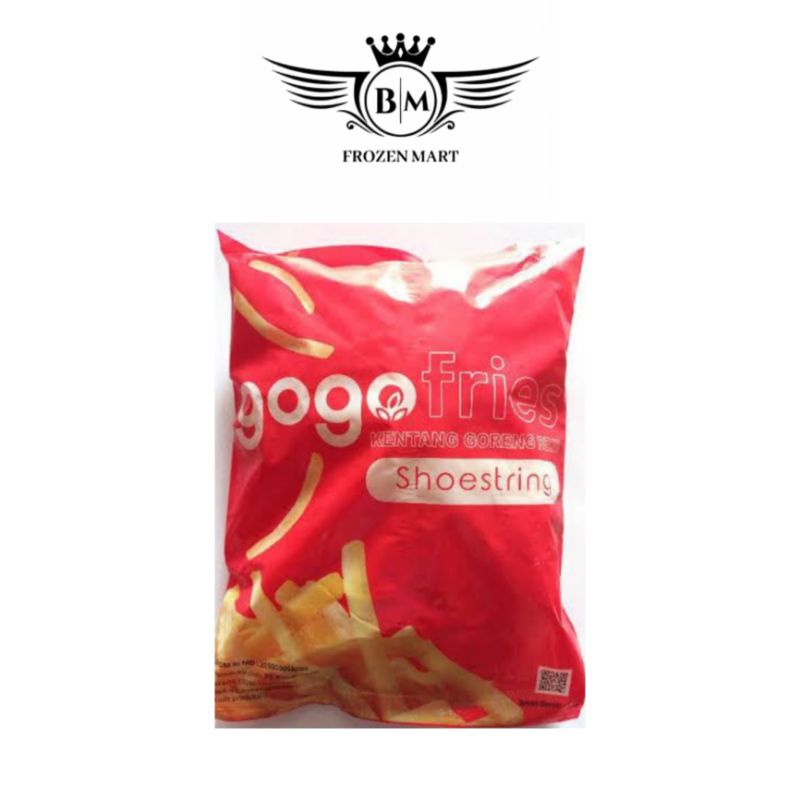 

Kentang shoestring 1kg Gogofries