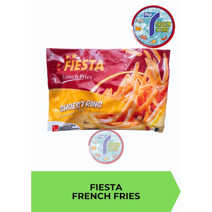 

Fiesta French Fries Kentang Shoestring Beku Frozen