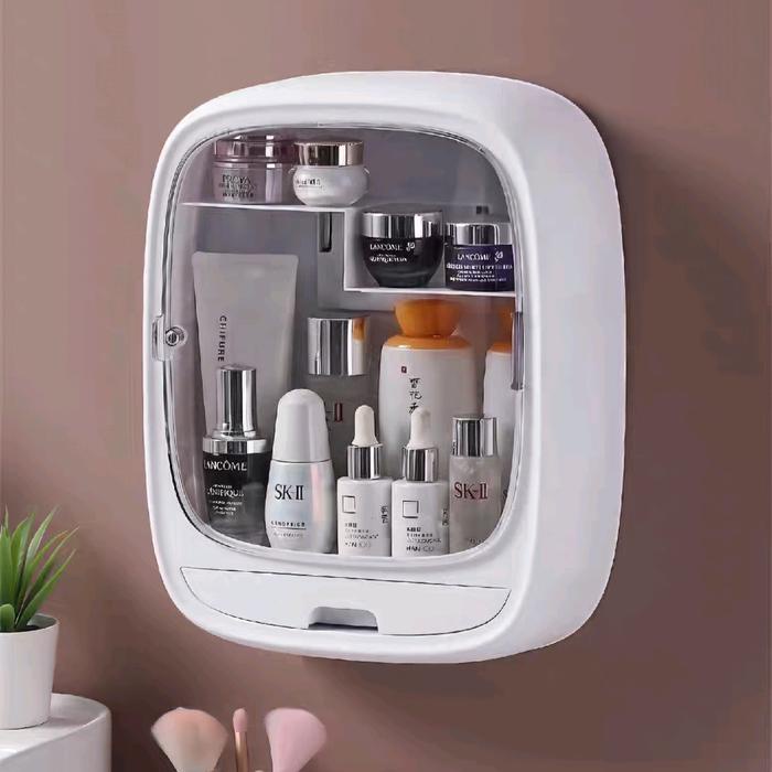 SALE  RK3812 RAK KOSMETIK GANTUNG RAK OBAT LEMARI SKINCARE LEMARI OBAT RAK KAMAR MANDI KOTAK