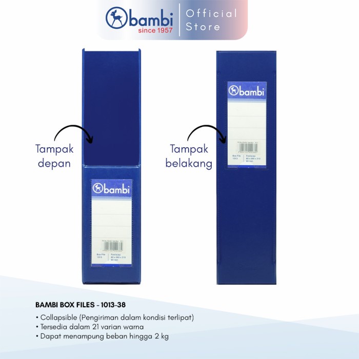 

[tmr] - Bambi Box Magazine File Folio - 1013 kapasitas 8 cm