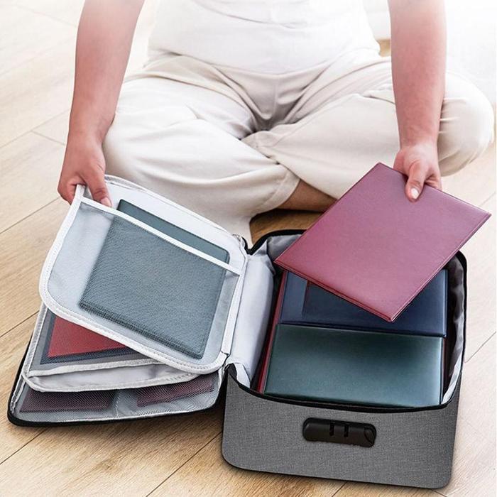 

[tmr] - COD (YBL) Tas Penyimpanan Dokumen 3 Layer Storage Bag Sertifikat File Tempat Dokumen Penting