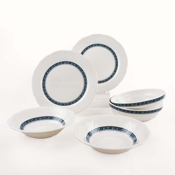 Saint James Mix Set Okja 6 Pcs - Set Plate & Bowl