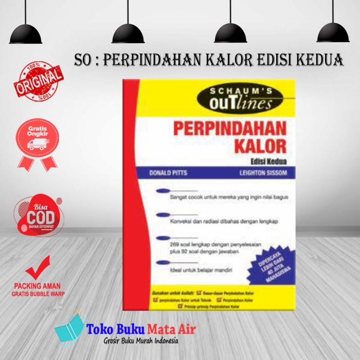 

HOT SALE! ORIGINAL SCHAUM'S OUTLINES PERPINDAHAN KALOR EDISI KEDUA ERLANGGA