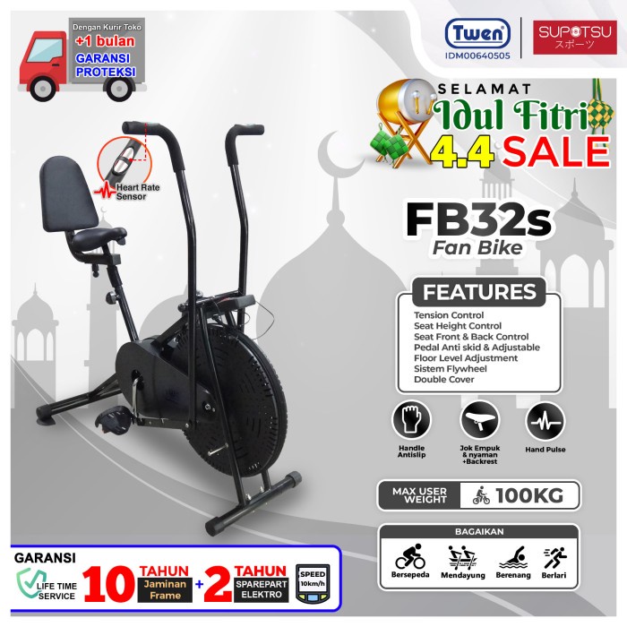 Sepeda Statis Twen Orbitrack Fun Bike FB3 FB31 FB32 FB32S PlatinumBike