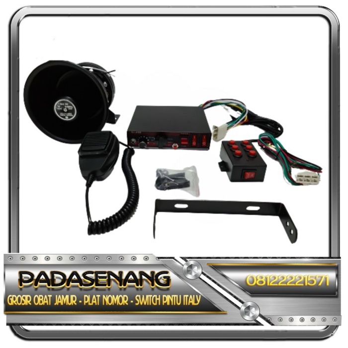 Paket Toa Speaker Sirine Patwal/Toa Black + Ampli Jumper Set+++++..... Termurah