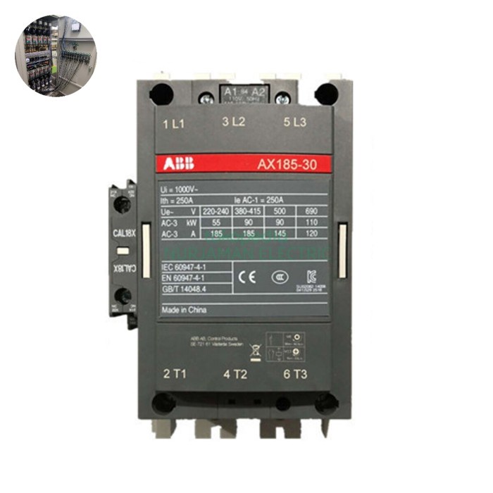 Contactor / Kontaktor 3P 250A ABB 220V AX185-30 AX185 30