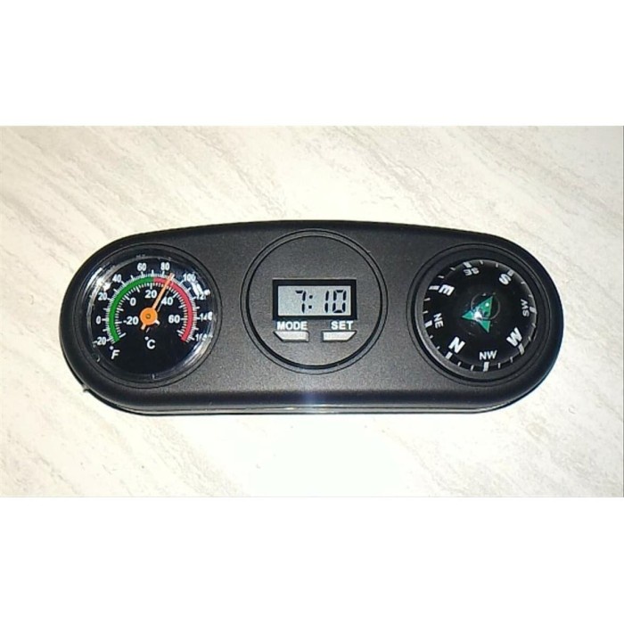 PROMO Jam mobil, kompas, thermometer, bisa buat jimny katana Berkualitas