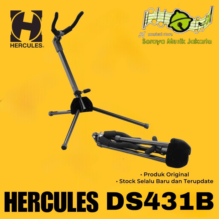 PROMO Hercules DS431B Alto Saxophone in bell stand