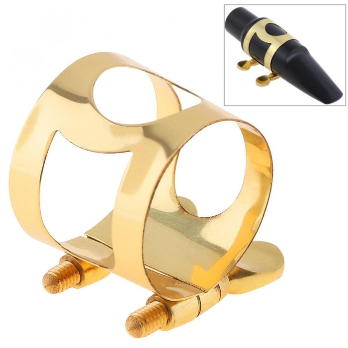TERLARIS Alto Saxophone Mouthpiece Ligature Fastener for Rubber Alto Saxophone