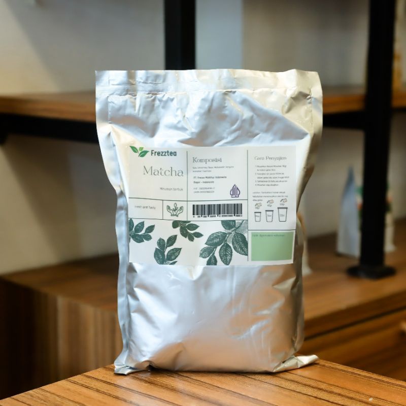 

FREZZTEA Bubuk Minuman Rasa Matcha 1kg / Powder Matcha / Bubuk Minuman kekinian dan termurah