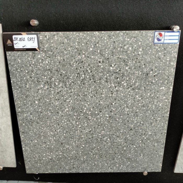 JJyoi- Granit kasar 60x60 Teras / garasi / kamar mandi , Arcadia grey By Arna