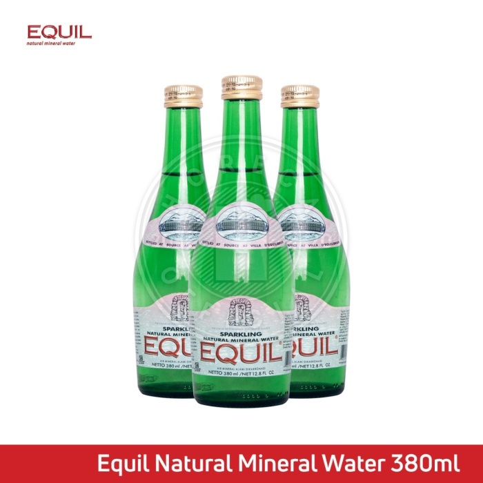 EQUIL SPARKLING NATURAL MINERAL WATER 380ML / AIR SODA 380 ML