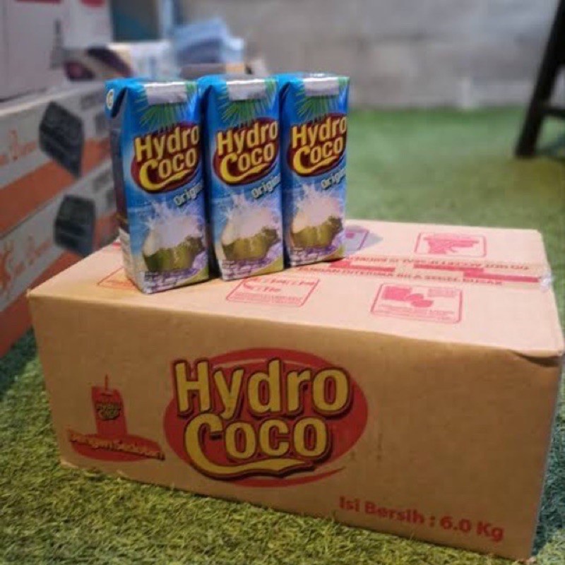 Hydro Coco 250ml 1 Dus Isi 24 pcs / Minuman Hydro Coco 250ml