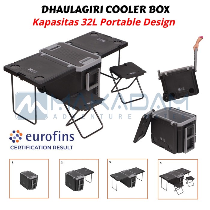 MELAYANI FAKTUR PAJAK Cooler Box Cooling Box Dhaulagiri 32 Liter Multifungsi Meja Camping Mancing