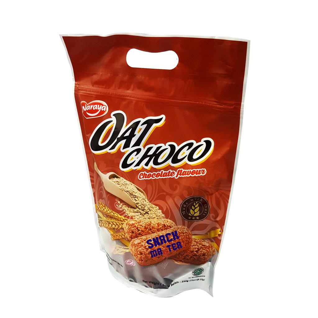 

Naraya Oat Choco - Netto 250 gr (Isi 25 pcs x @ 10gr)