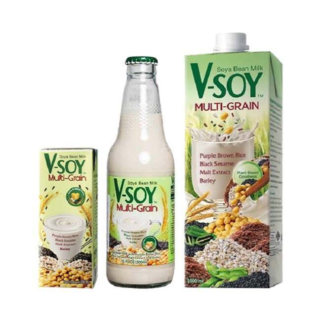 

V-Soy Soya Bean Multi-Grain Milk 1000 mL VSoy 1L Susu Kedelai