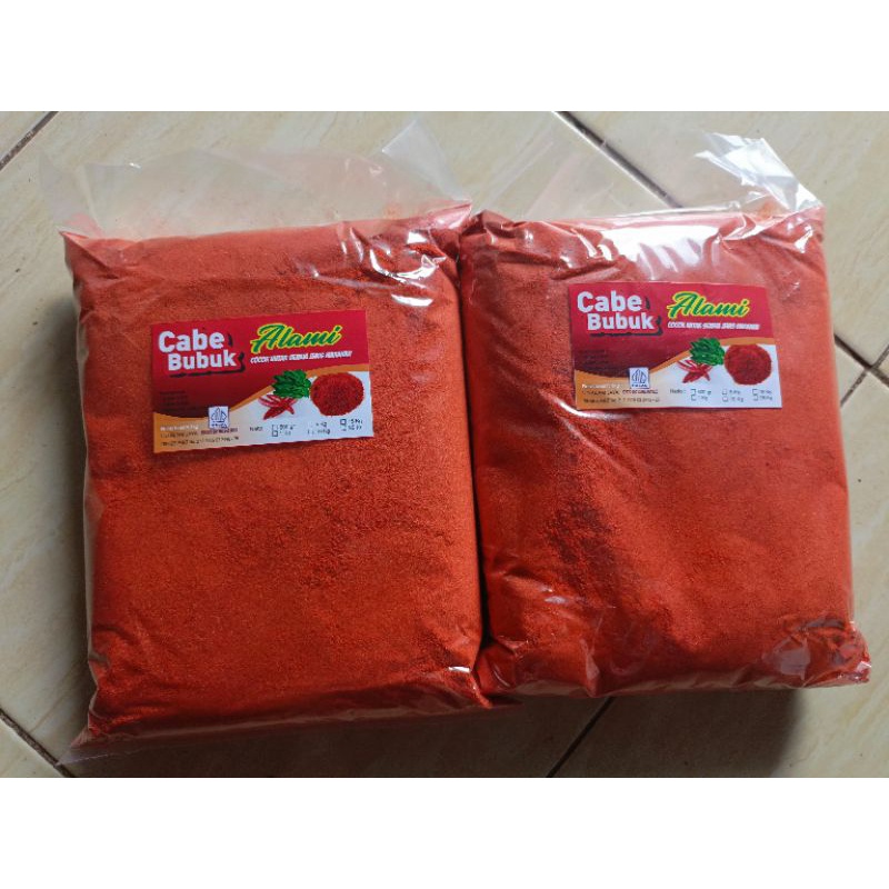 

KEMASAN ( 1KG ) CABE BUBUK HALUS ORI XTRA PEDAS