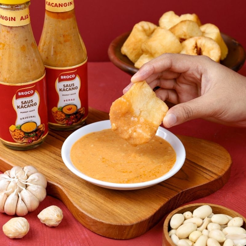 

Paket Bundling Saus Kacang Broco rasa Pedas dan Original