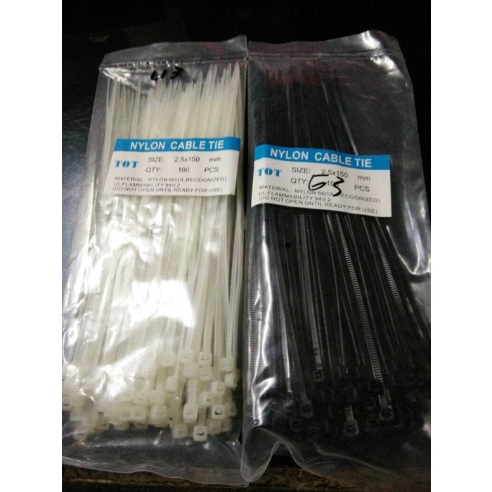 

KABELTIS KABEL / CABLE TIE/ PENGIKAT KABEL PANJANG 150 MM