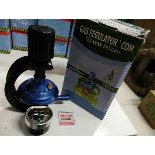 REGULATOR GAS +METER "COM" SNI TEKANAN RENDAH