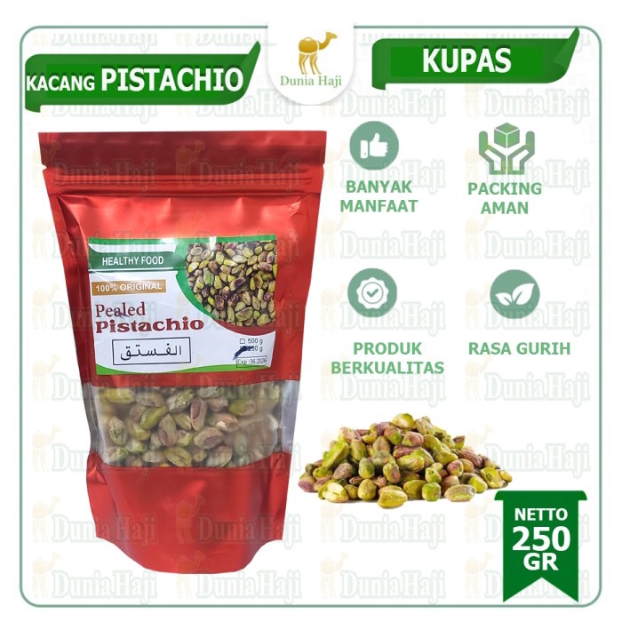 

SALE !!! KACANG ARAB PISTACHIO KUPAS ROASTED PISTACIO FUSTUK MATANG TANPA KULIT CANGKANG PANGGANG