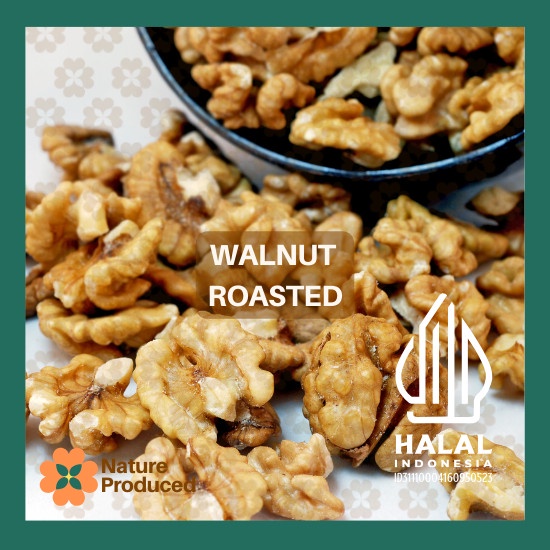 

SALE !!! NATURE PRODUCED ROASTED WALNUT KACANG WALNUT PANGGANG 250GR READYY