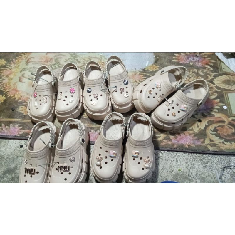 sendal Crocs wanita dewasa jelly (reject sedikit)