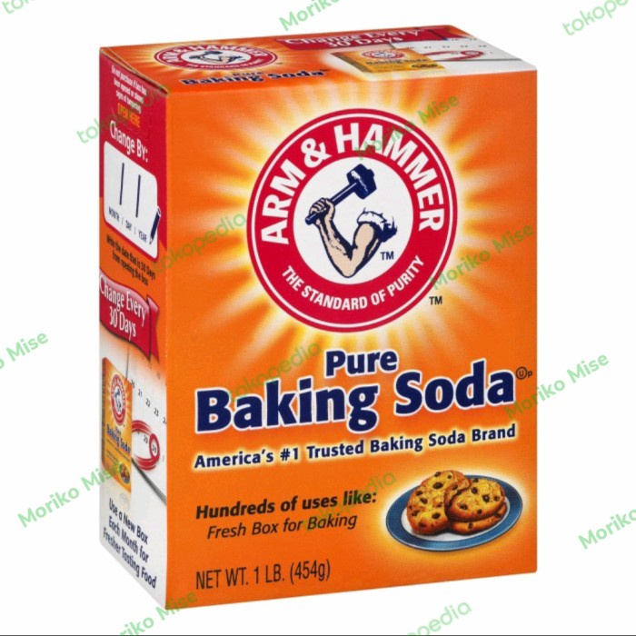 

Ready" Pure Baking Soda Kue Asli Usa / Baking Soda Arm & Hammer 454 Gr