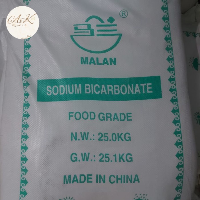 Ready" Soda Kue/Baking Soda/Sodium Bicarbonat/Ex Malan Food Grade-25Kg/Karung