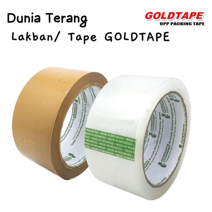 

Isolasi Lakban GOLDTAPE 2 inch 90 yard / Isolatip Solasi Solatip 48mm