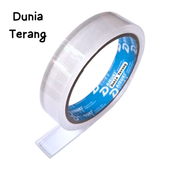 

Grip Tape DAISUKI 2cm x 1m - Nano Tape 20 mm x 1 meter Dobel Tape Super Lengkep Selotip Double