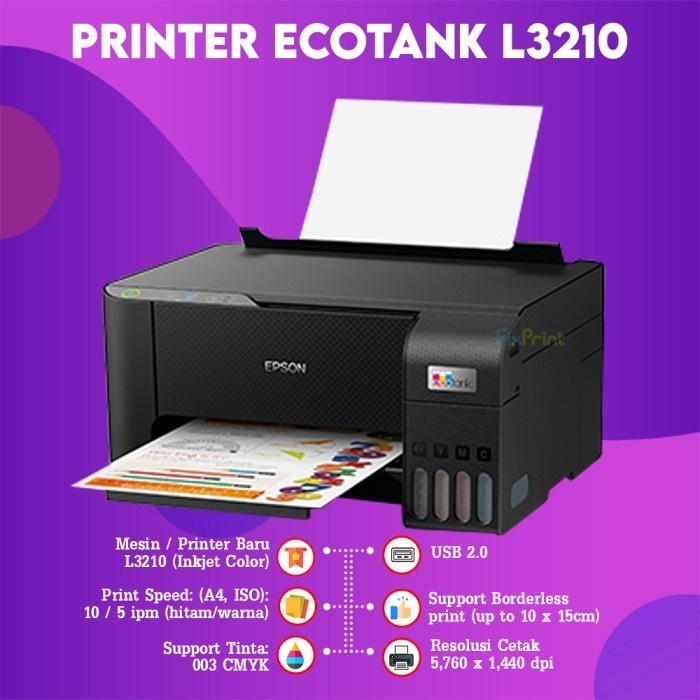 Printer Epson LX310 LQ310 L3210 L3250 LX-310 LQ-310 Dot Matrix Ecotank Baru Original Garansi