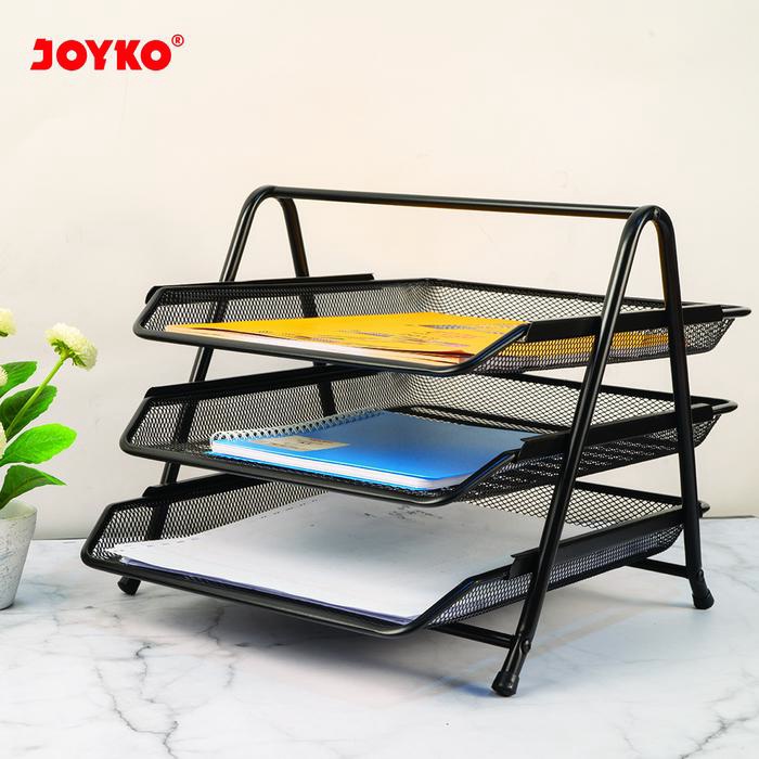 

BARANG TERLARIS Joyko Document Tray 3 Tier / Rak Dokumen 3 Tingkat File Kantor Dokumen DT-25