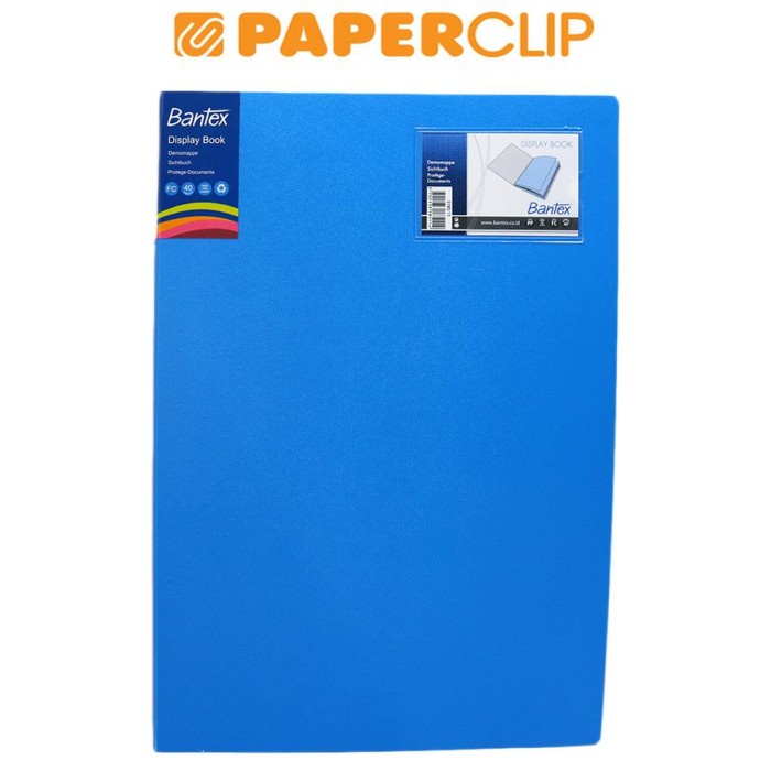 

BARANG TERLARIS DISPLAY BOOKS / CLEAR HOLDER BANTEX 3185 F4/40 11 COBALT BLUE