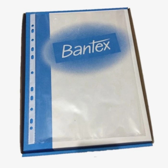 

BARANG TERLARIS PP POCKET A4 BANTEX 2040-08